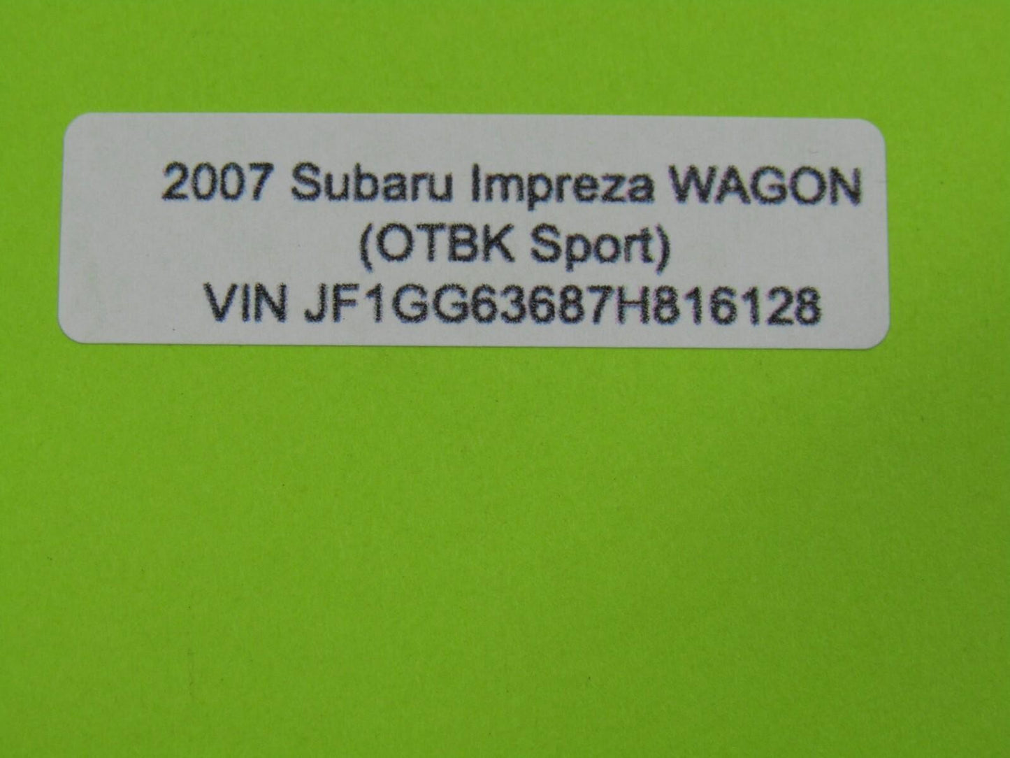2002-2007 Subaru Impreza Wagon Front Right Tweeter Speaker 86301FE180 OEM