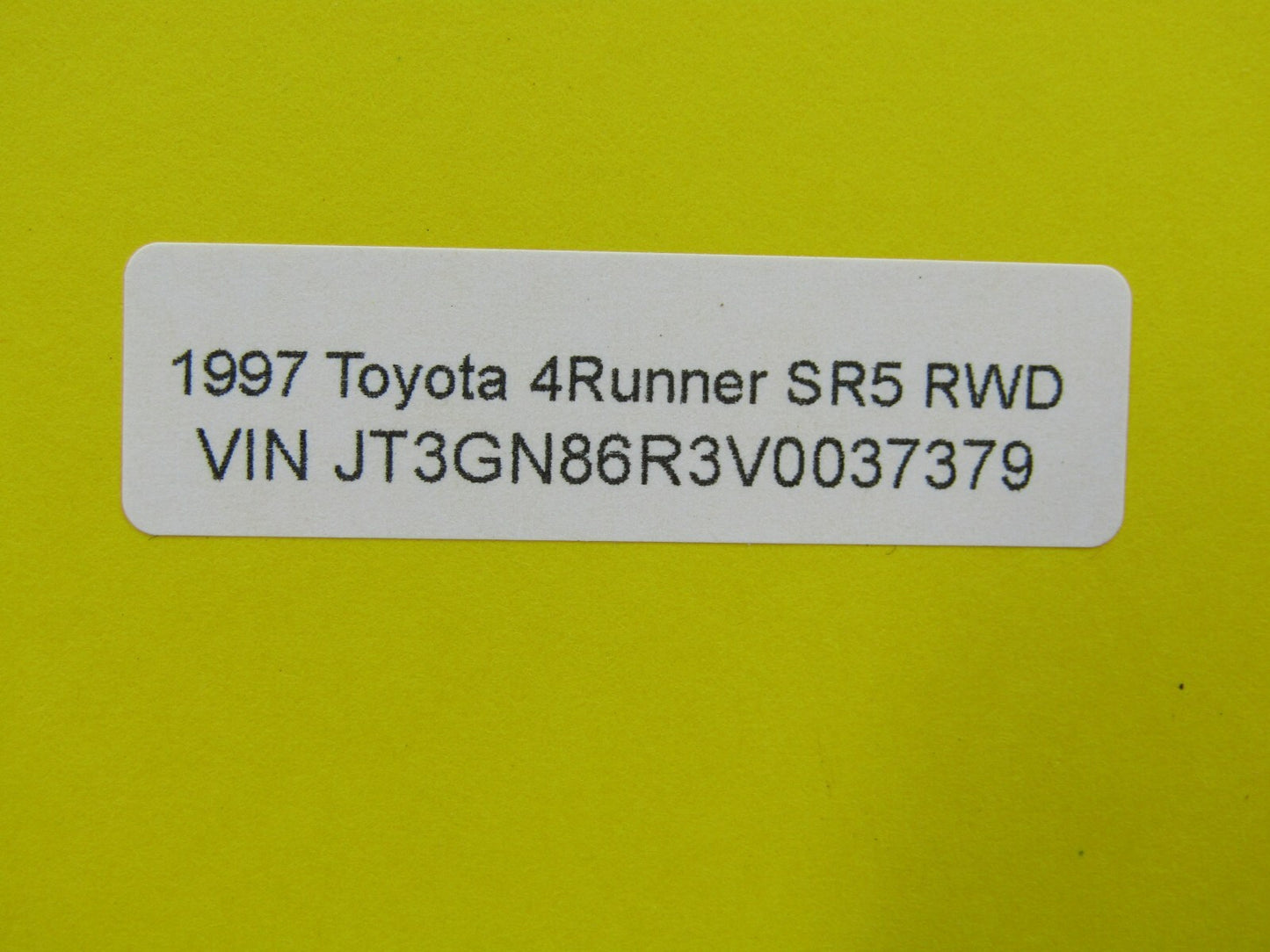 1996-2002 Toyota 4Runner Steering Wheel Column Clockspring OEM