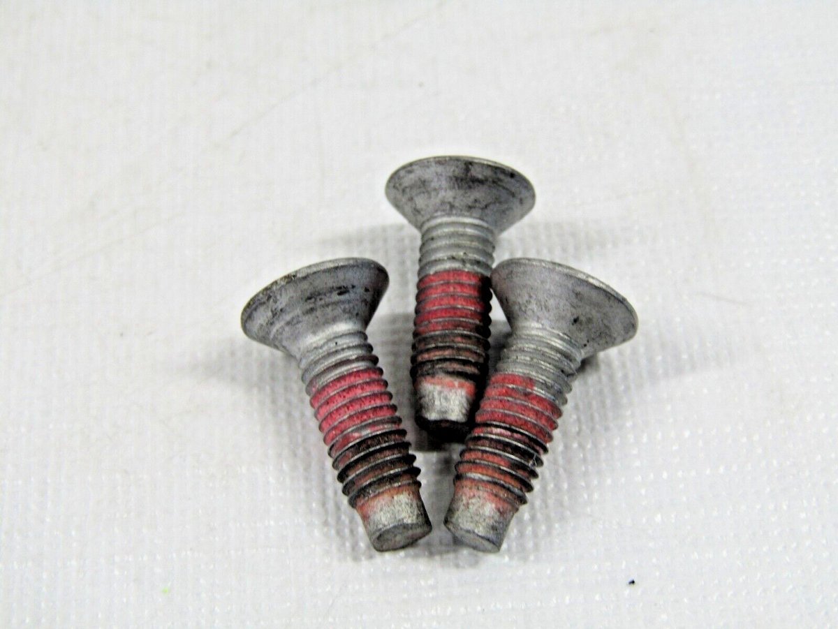 2006-2007 Subaru Tribeca Latch Lock Mounting Door Screw Bolts Set of 3 OEM