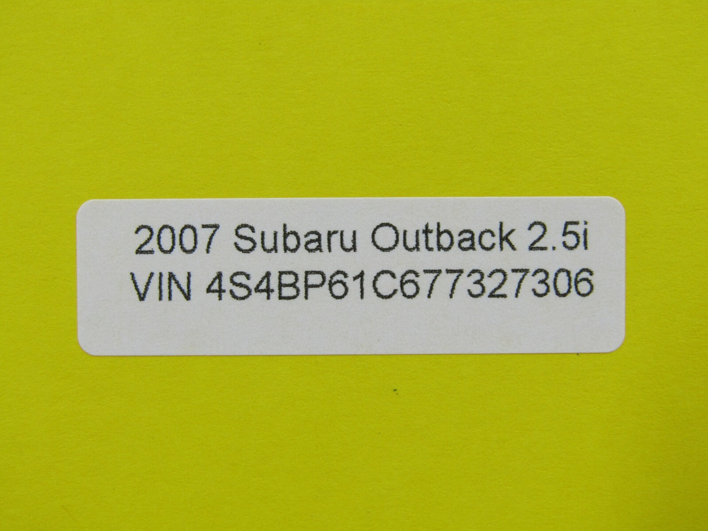 2005-2009 Subaru Outback Right Side Window Corner Mirror Bolt Trim Cover OEM
