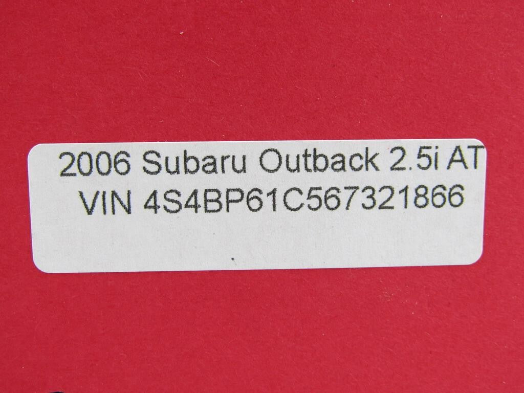 2005-06 Subaru Legacy Outback MP3 WMA Radio Manual Climate Bezel 86201AG64A OEM