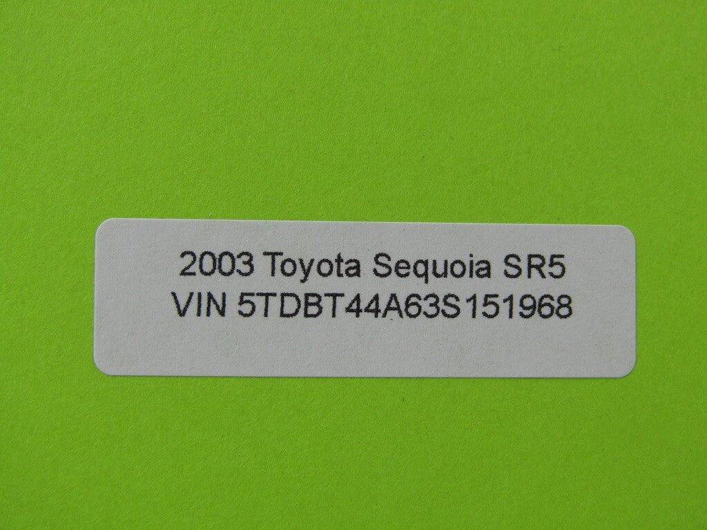 2001-2007 Toyota Sequoia Front Right Door Latch Lock Actuator OEM