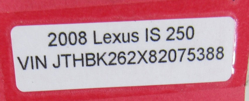 2006-2009 Lexus IS250 Rear Left Power Window Motor 85710-58010 OEM