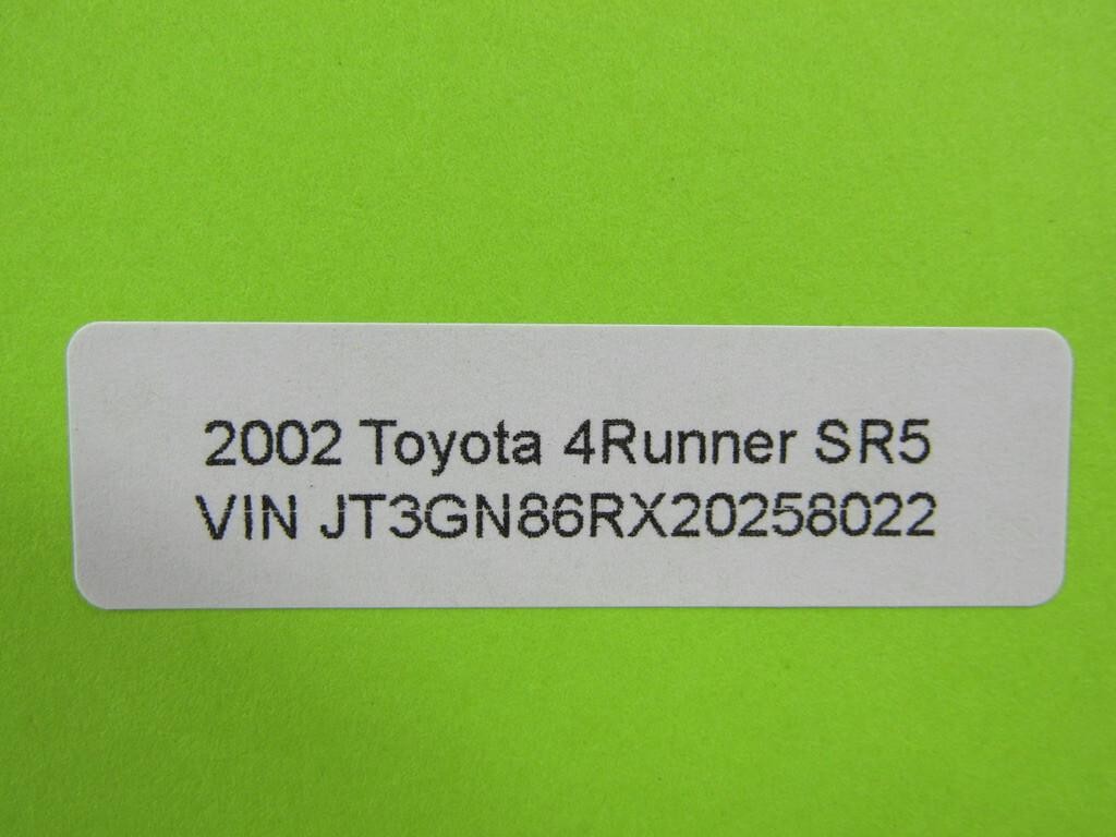 1996-2002 Toyota 4Runner Tool Box Band Rubber Hook Tie Down Retainer Assembly