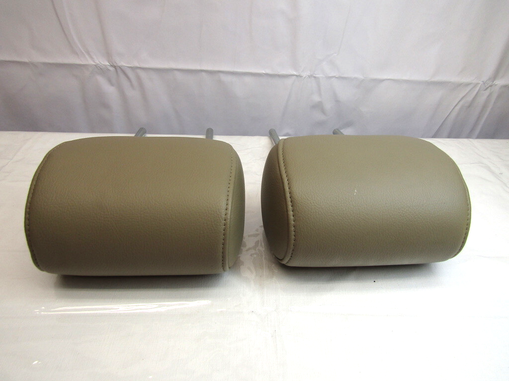 2004-2006 Ford F150 Crew Cab Rear 2nd Row Headrest Head Rest Beige Leather OEM