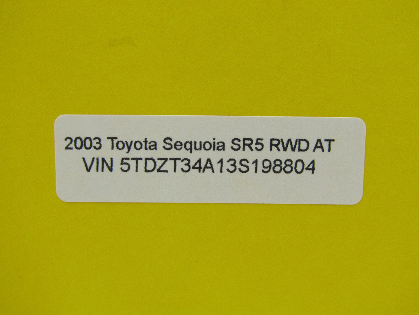 2001-2007 Toyota Sequoia Roof Rack Cross Bar Bars Set OEM