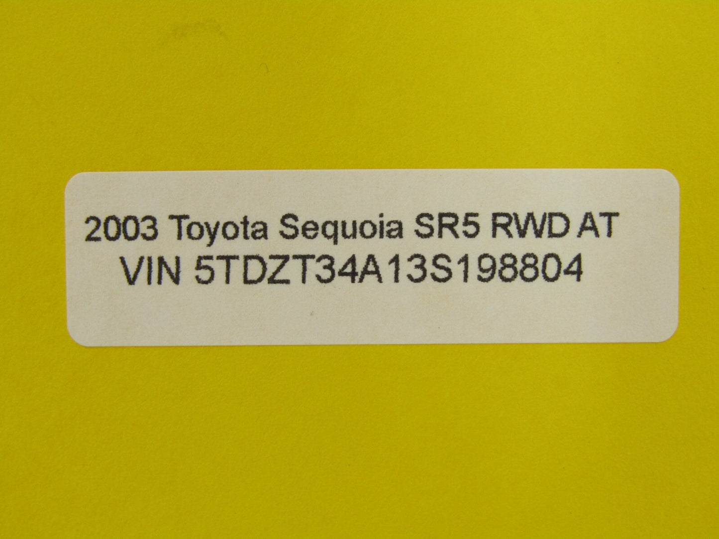 2001-2007 Toyota Sequoia Left Rear Door Latch Lock Actuator OEM