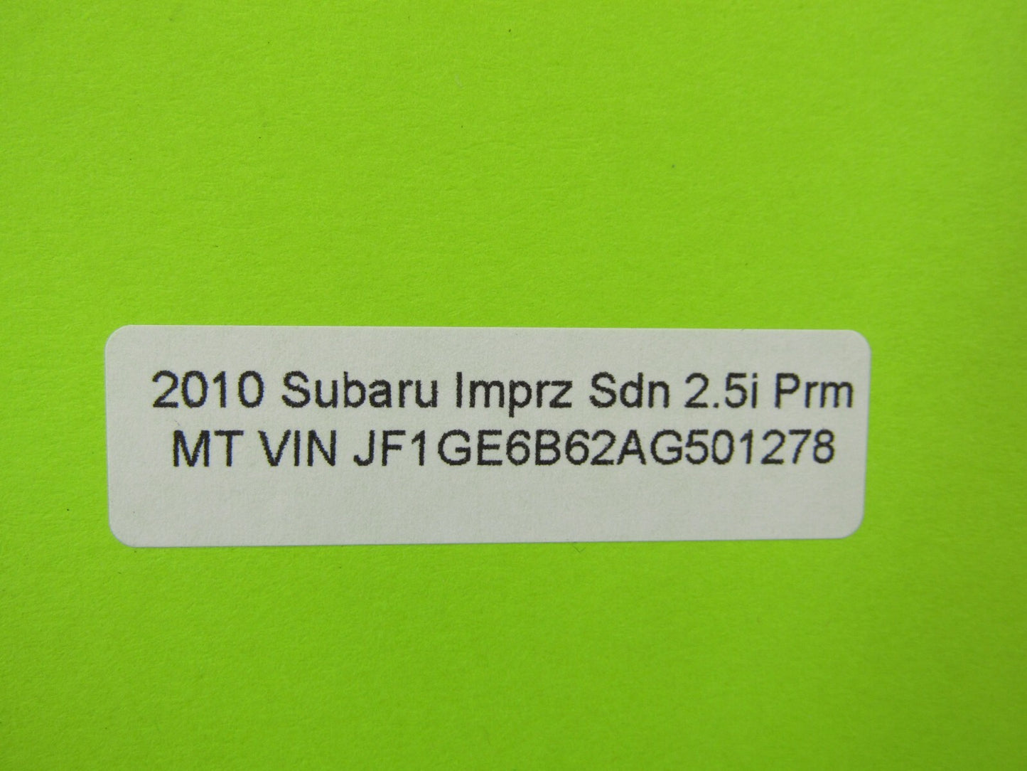 2008-2010 Subaru Impreza Dashboard Climate Control Instrument Bezel Trim OEM