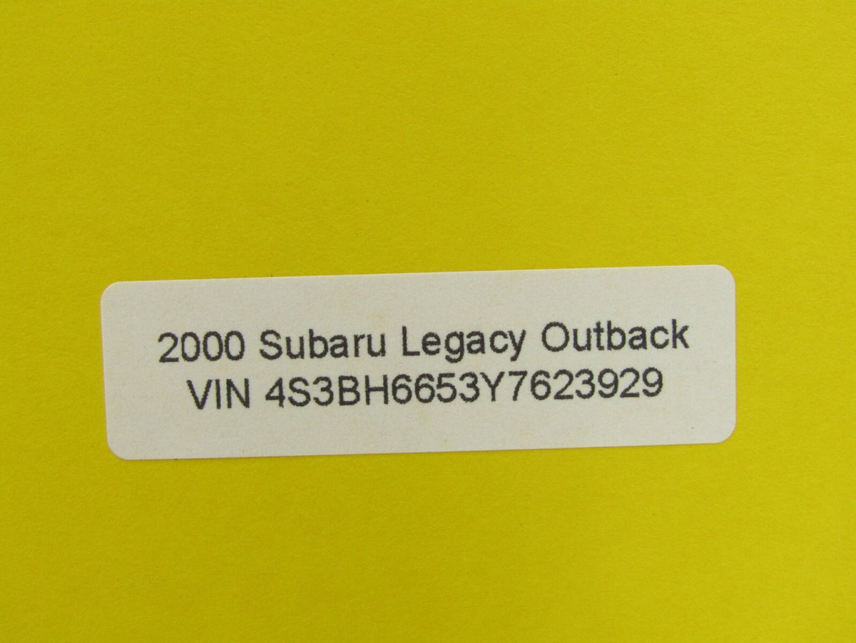 2000-2004 Subaru Legacy Outback Rear Right Exterior Door Handle 61022AE10AVC