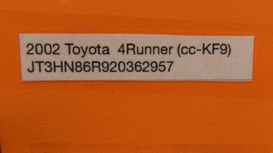 1996-2002 Toyota 4Runner 3X Roof Luggage Rack Cross Sliding Bars OEM