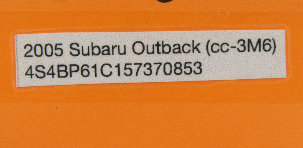 2005-2009 Subaru Outback Left-Side Power Seat Switch Knob Black OEM