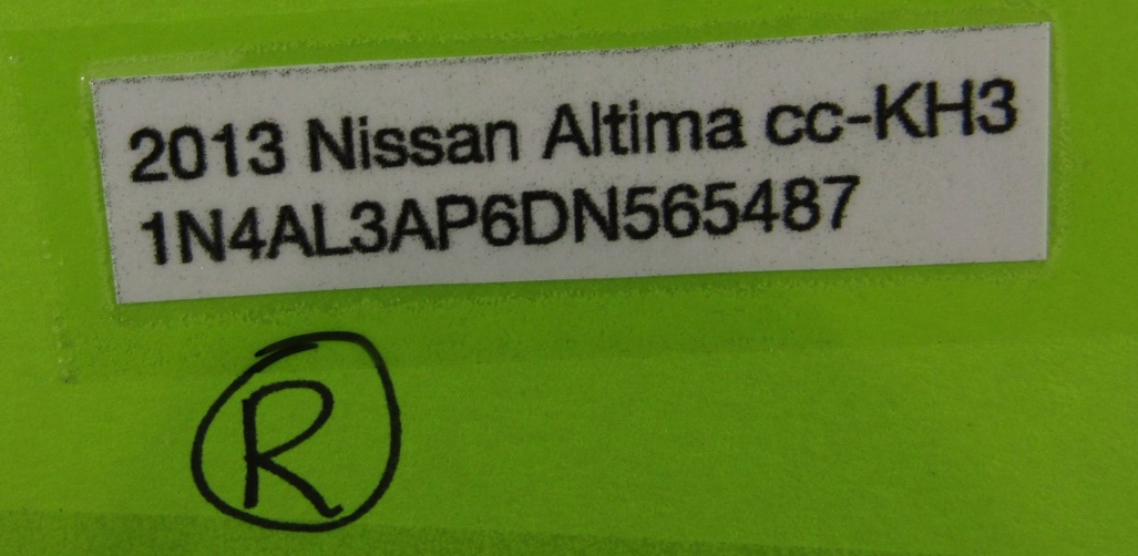 2013-2018 Nissan Altima Right Power 6-WIRE Side Mirror Turn Signal 963013TH3A
