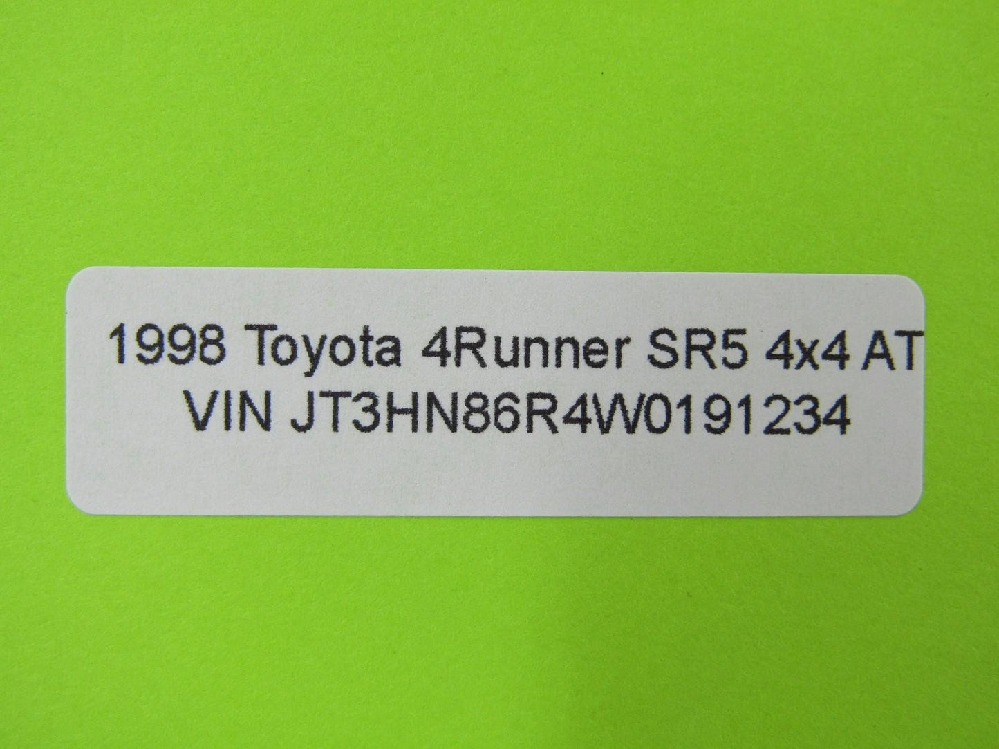1996-2002 Toyota 4Runner Right Front Door Tweeter Speaker OEM