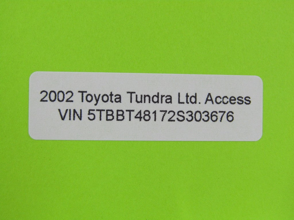 2000-2004 Toyota Tundra Extended Cab Lefts Left Front Master Window Switch OEM