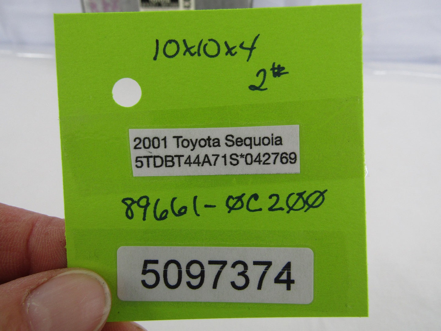 2001-2002 Toyota Sequoia 4X4 4.7L ECM Engine Computer Pcm ECU 89661-0C200 OEM