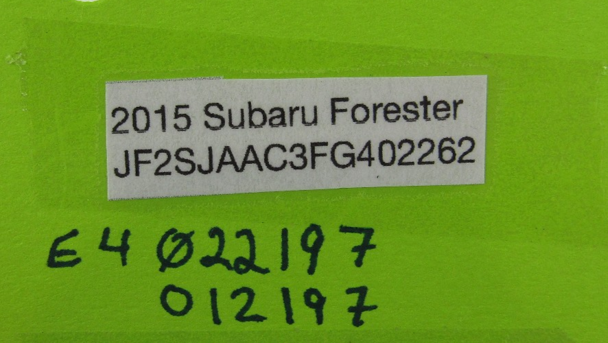 2014-2022 Subaru Forester Manual Dim Interior Rear View Mirror IE4022197 OEM