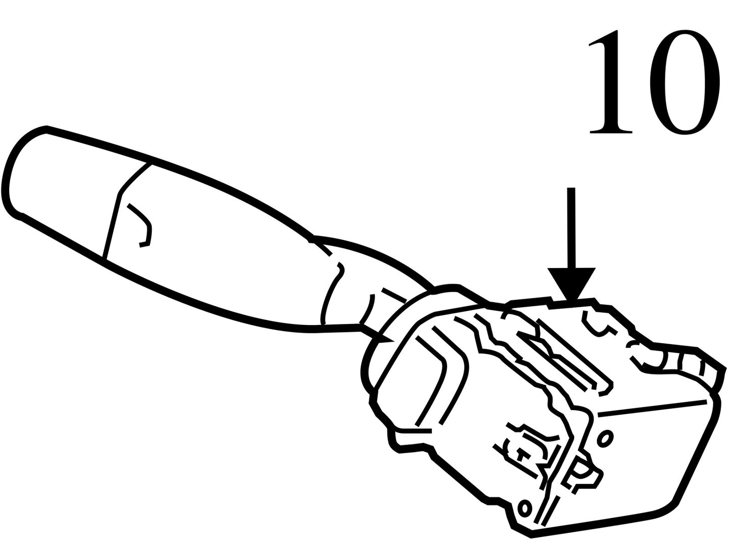 2006-2011 Honda Civic Turn Signal Switch OEM
