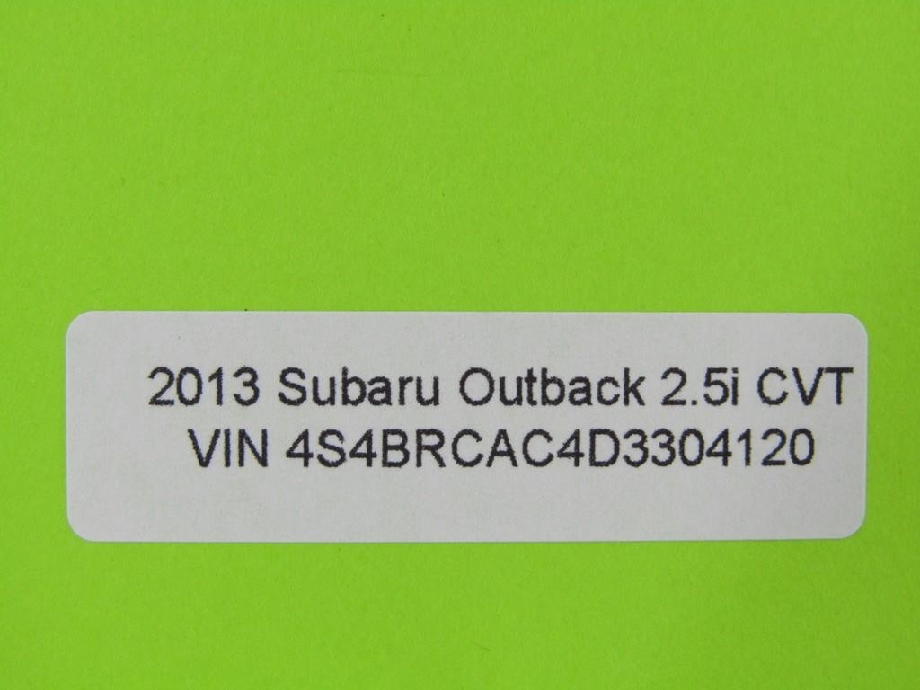 2010-2014 Subaru Outback Left AC Heat Air Vent Housing Trim Plate T14276 OEM