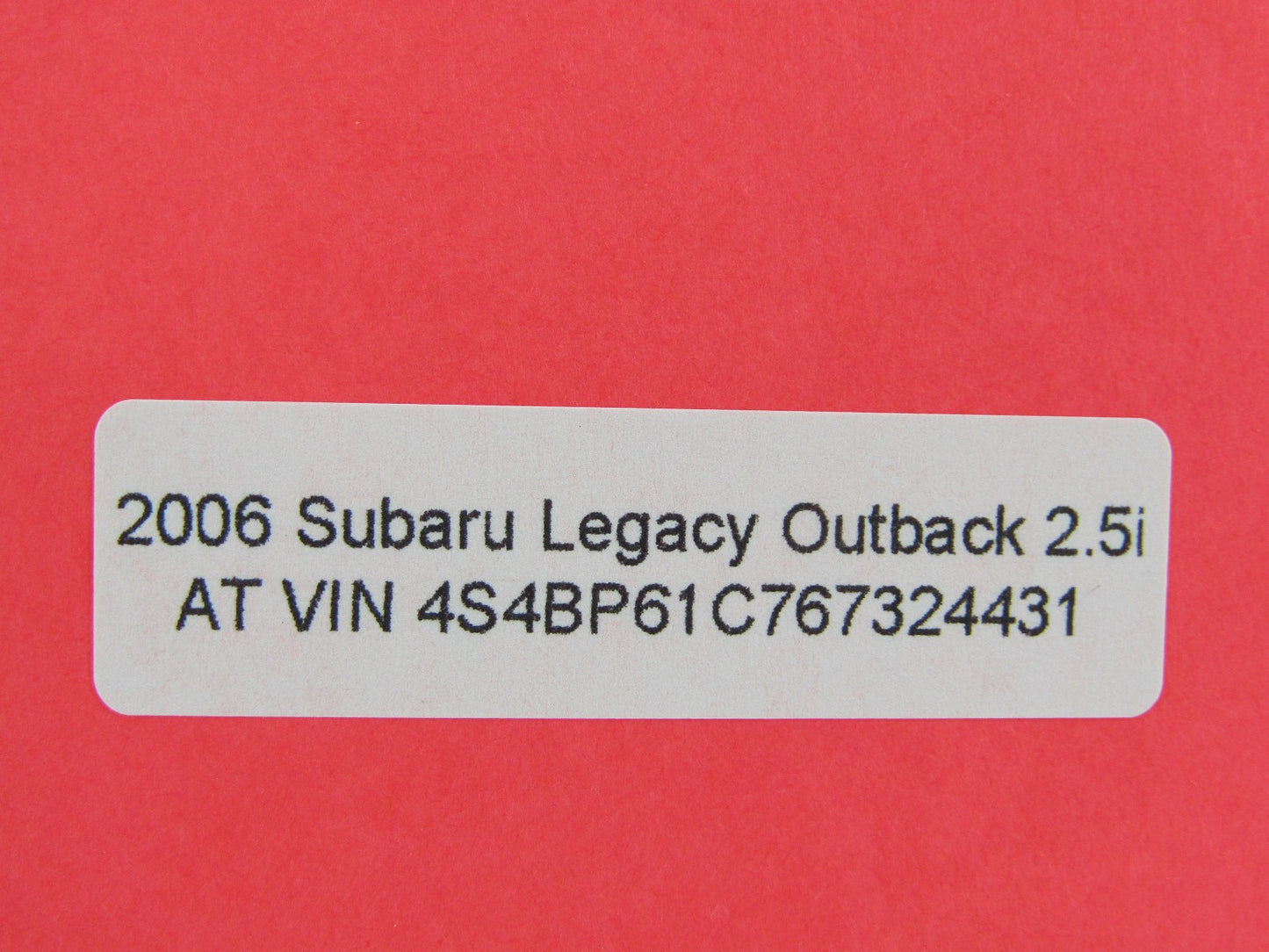 2005-2009 Subaru Outback Right Rear Interior Liftgate Bulb Trim Cover