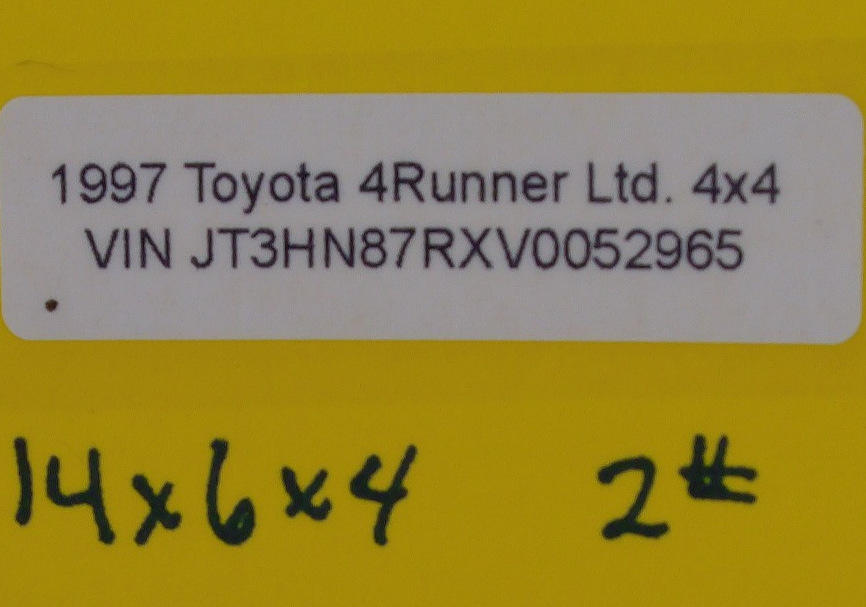 1996-2000 Toyota 4Runner Fuel Gas Accelerator Pedal OEM