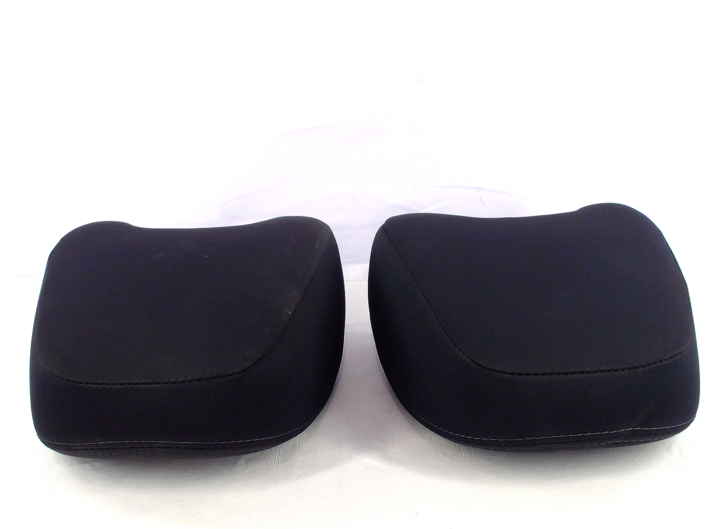 2009-2013 Subaru Forester Front Headrest Set Left and Right Black Cloth OEM