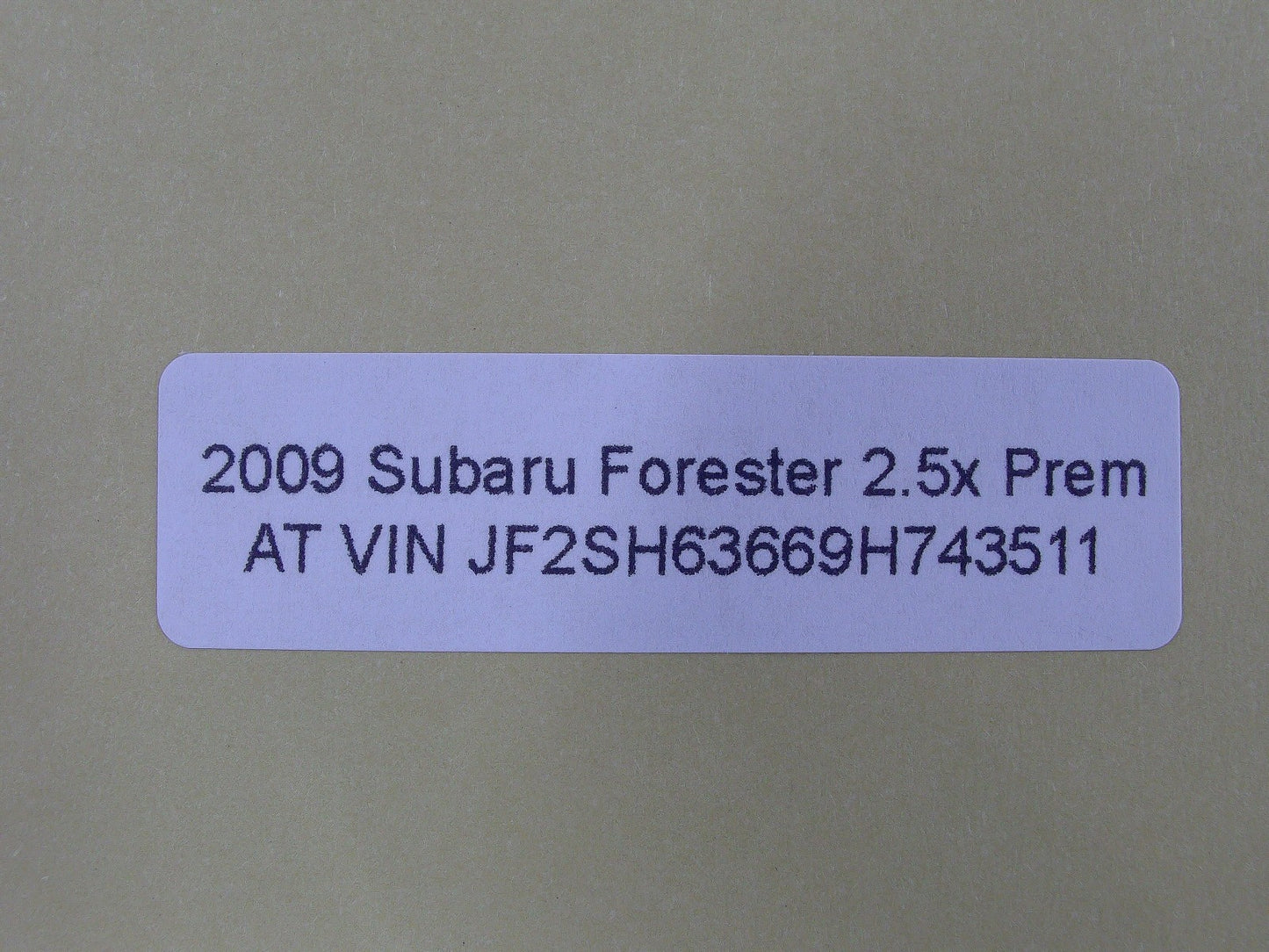 2009-2013 Subaru Forester Top Tether Anchor Hook Cap Gray Trim Cover OEM