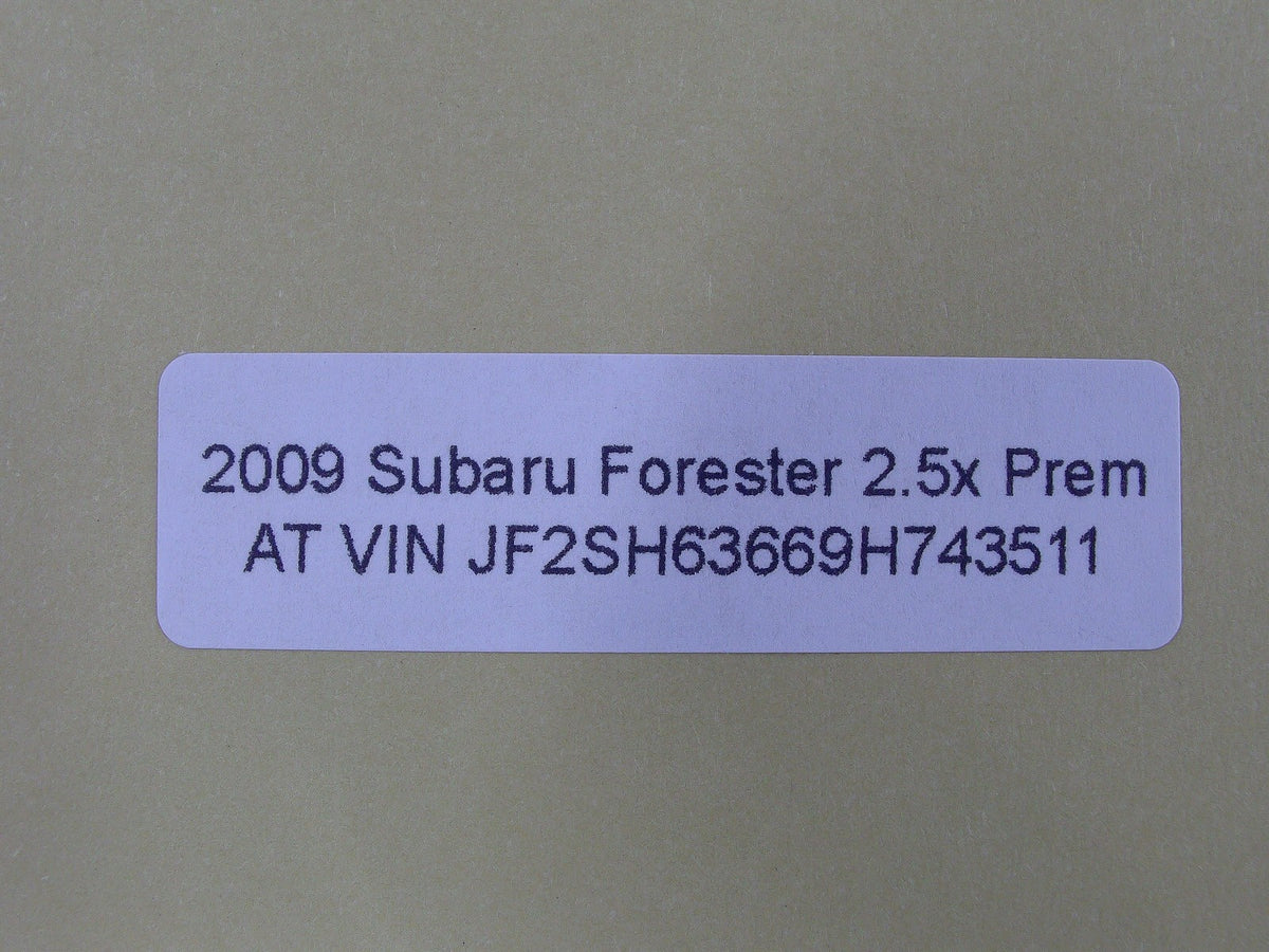 2009-2013 Subaru Forester Top Tether Anchor Hook Cap Trim Cover OEM 94461SC000