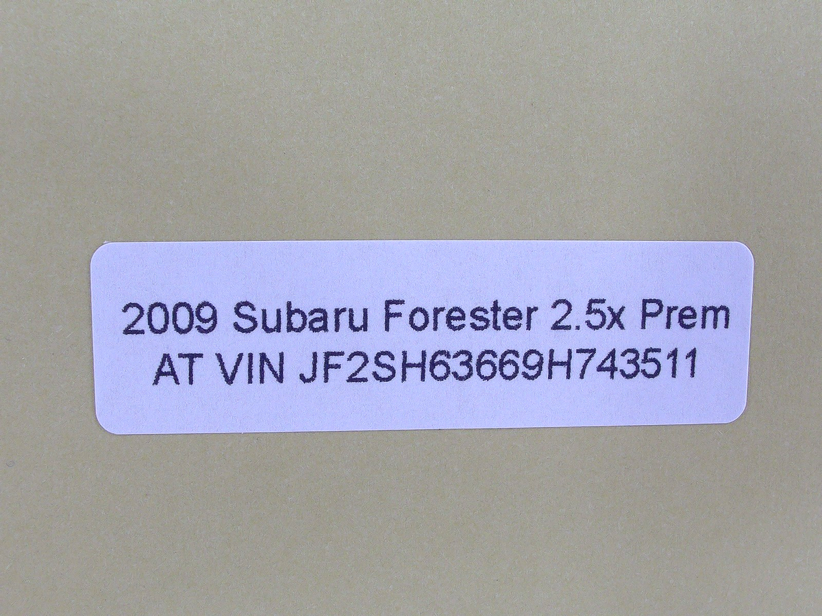 2009-13 Subaru Forester Rear Left-Side Outer Exterior Door Handle OEM 62142SC010