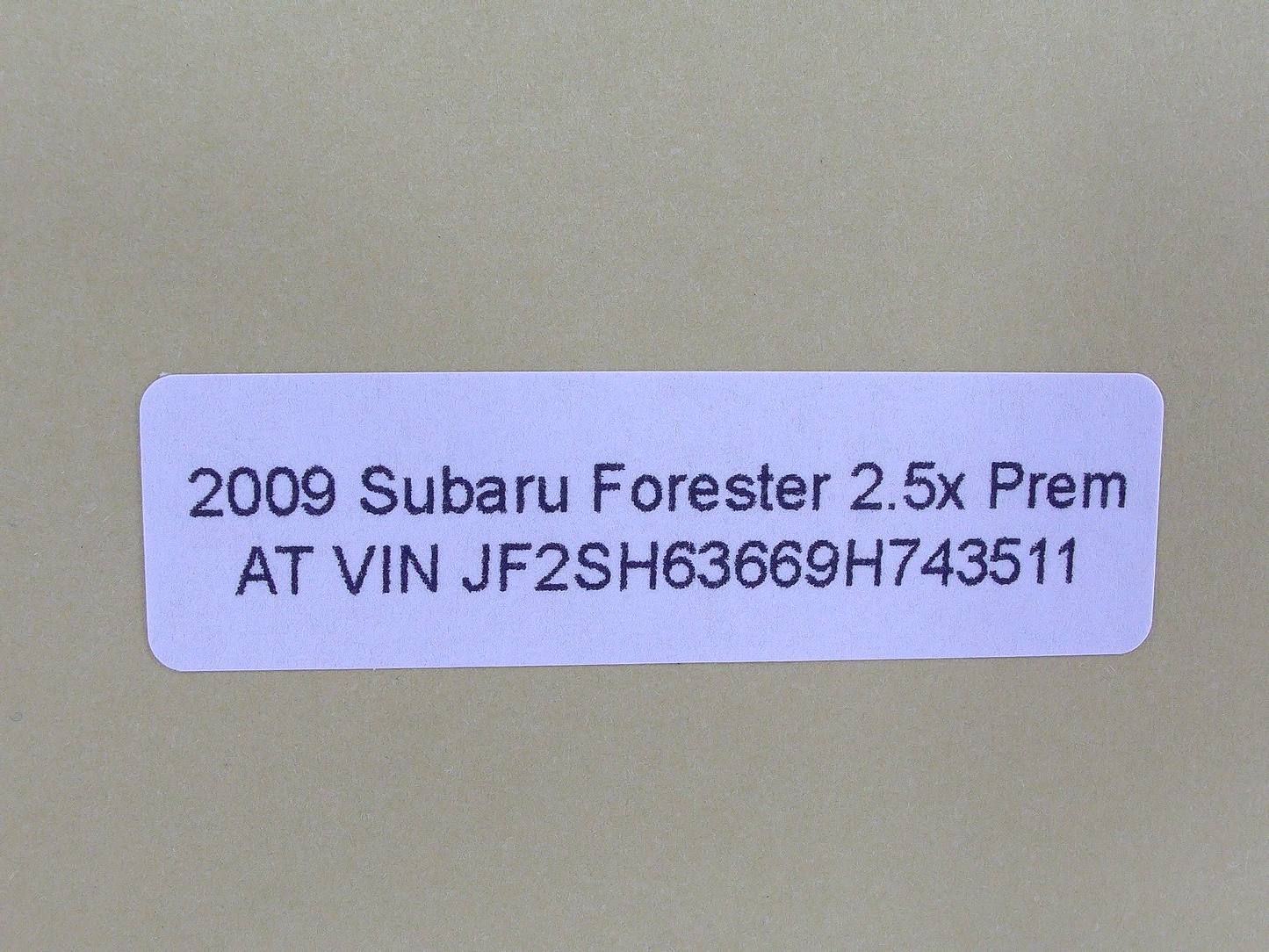 2009-2013 Subaru Forester Rear Right Interior Door Handle OEM