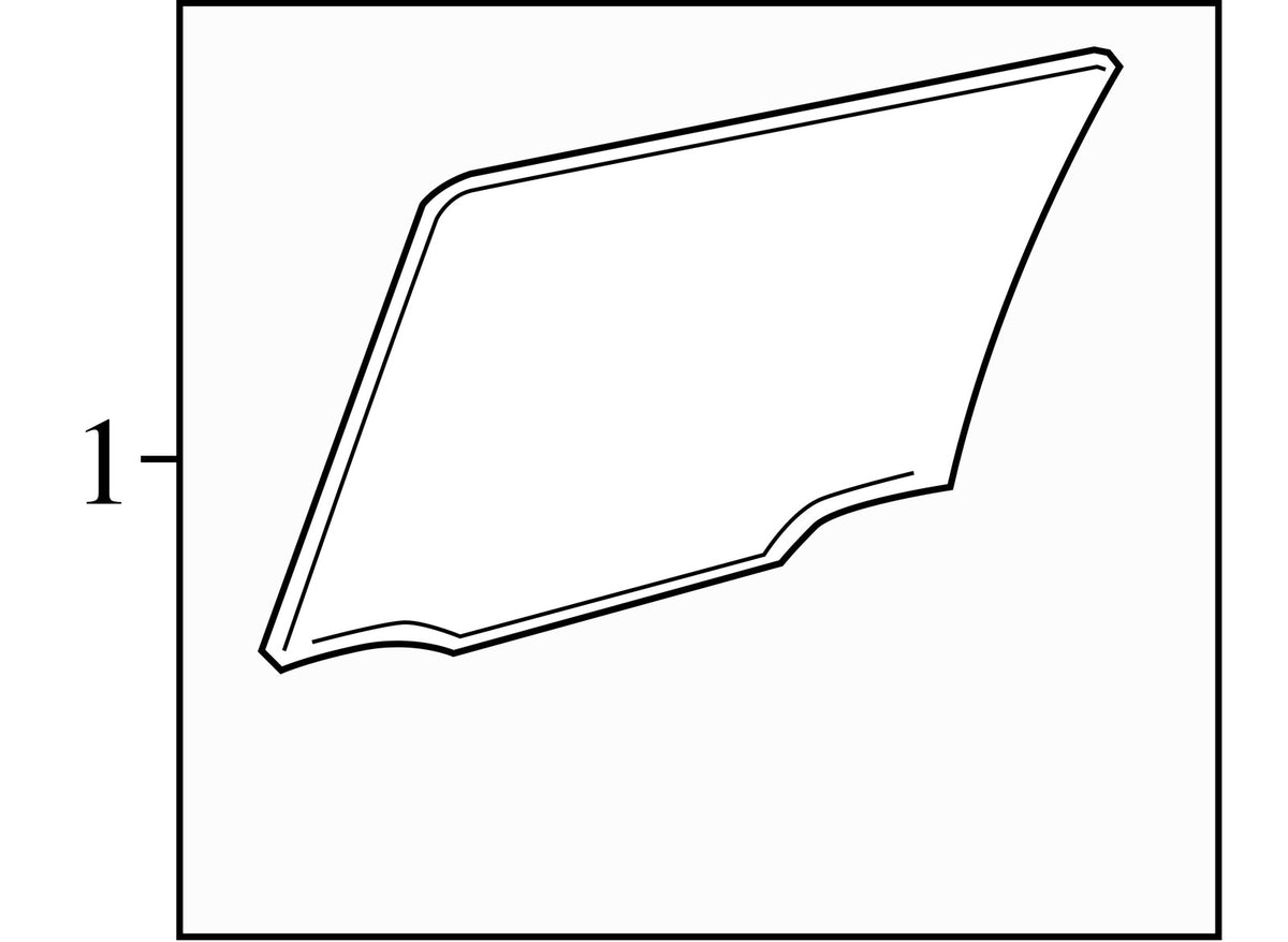 2006-2012 Toyota RAV4 Left Rear Door Window Glass OEM FD22917YPY