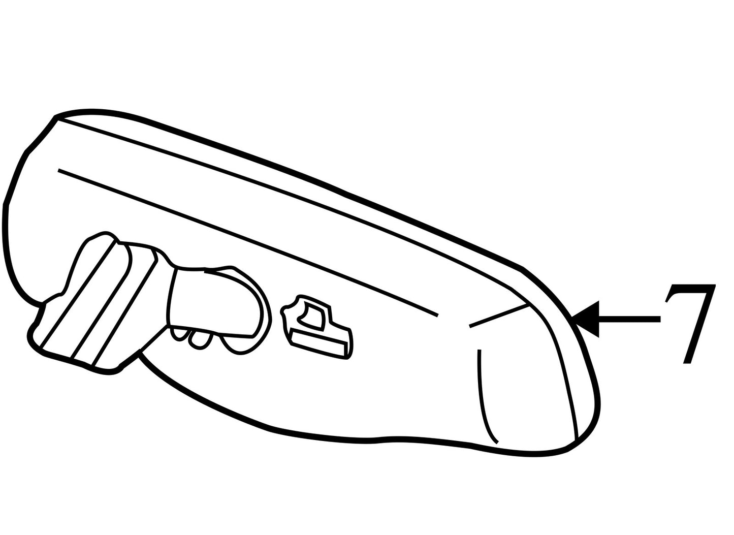 2006-2009 Toyota Tundra Interior Rear View Mirror Automatic OEM