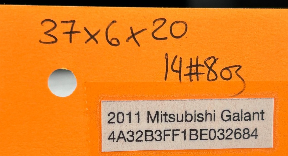 2004-2012 Mitsubishi Galant Sunroof Glass Factory OEM MN190278HA