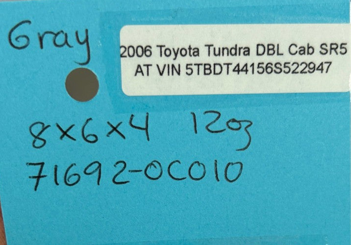 2003-2005 Toyota Tundra Double Cab Rear Seat Floor Hinge Cover 71692-0C010 OEM