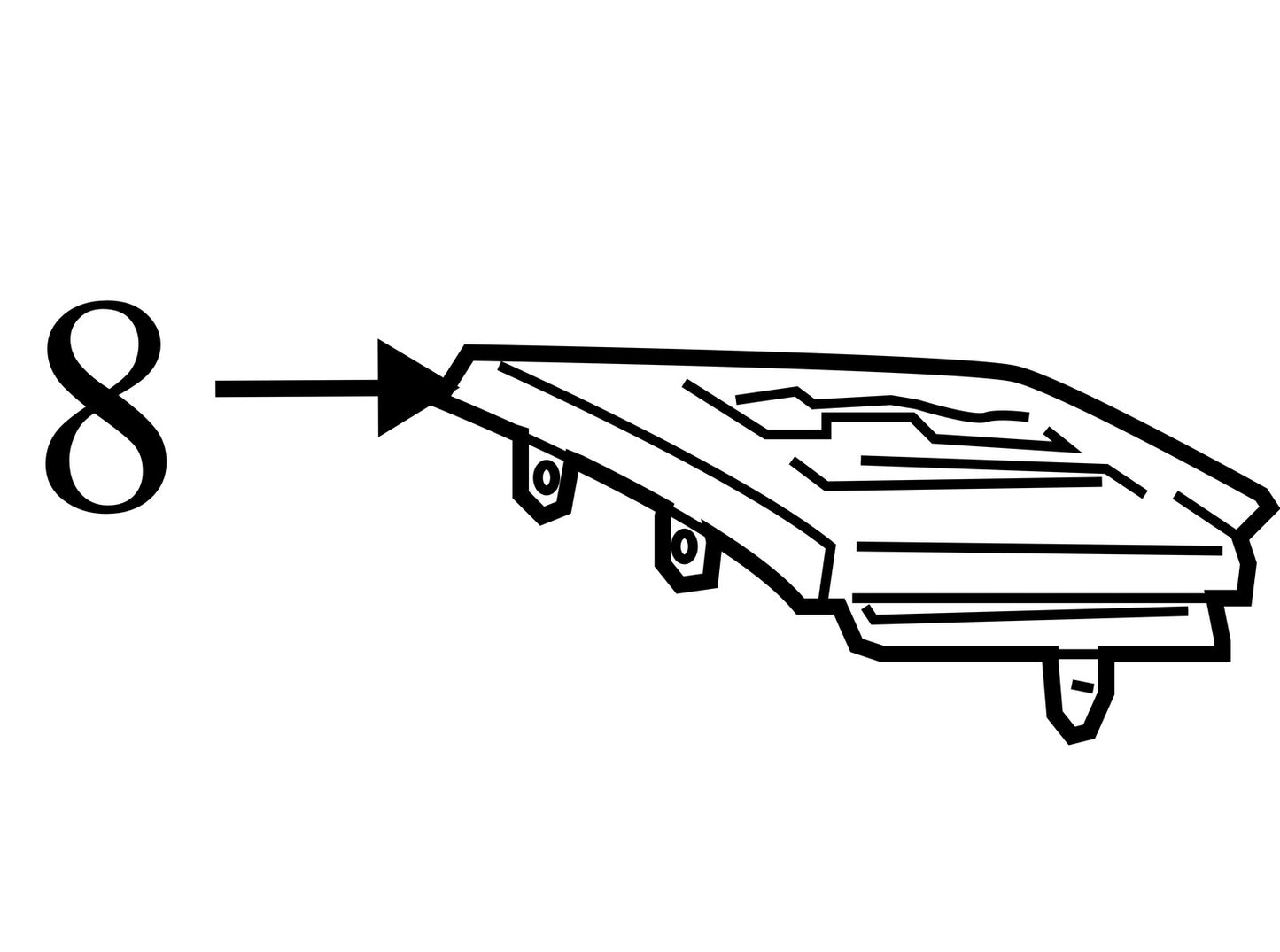 2006-2012 Toyota RAV4 Automatic Transmission Shift Indicator