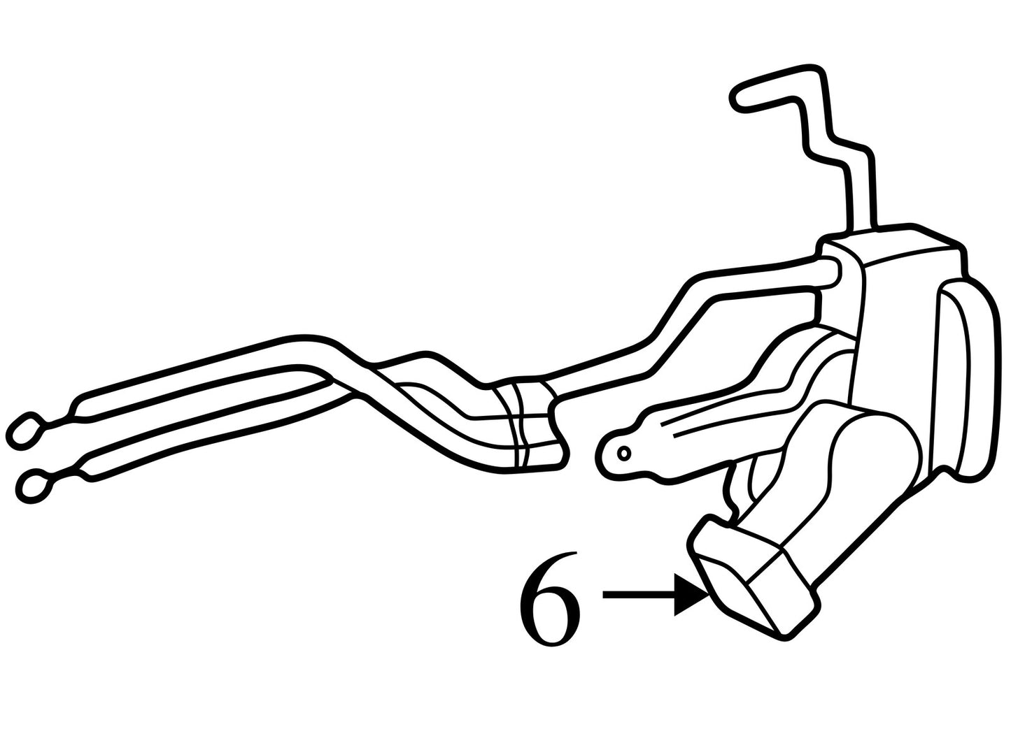 1998-2002 Lexus LX470 Right Front Door Latch Assembly OEM