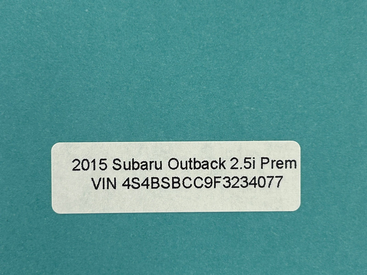 2015 Subaru Outback Right Dash End Cap Panel Black Trim Cover OEM 66073ALO0A
