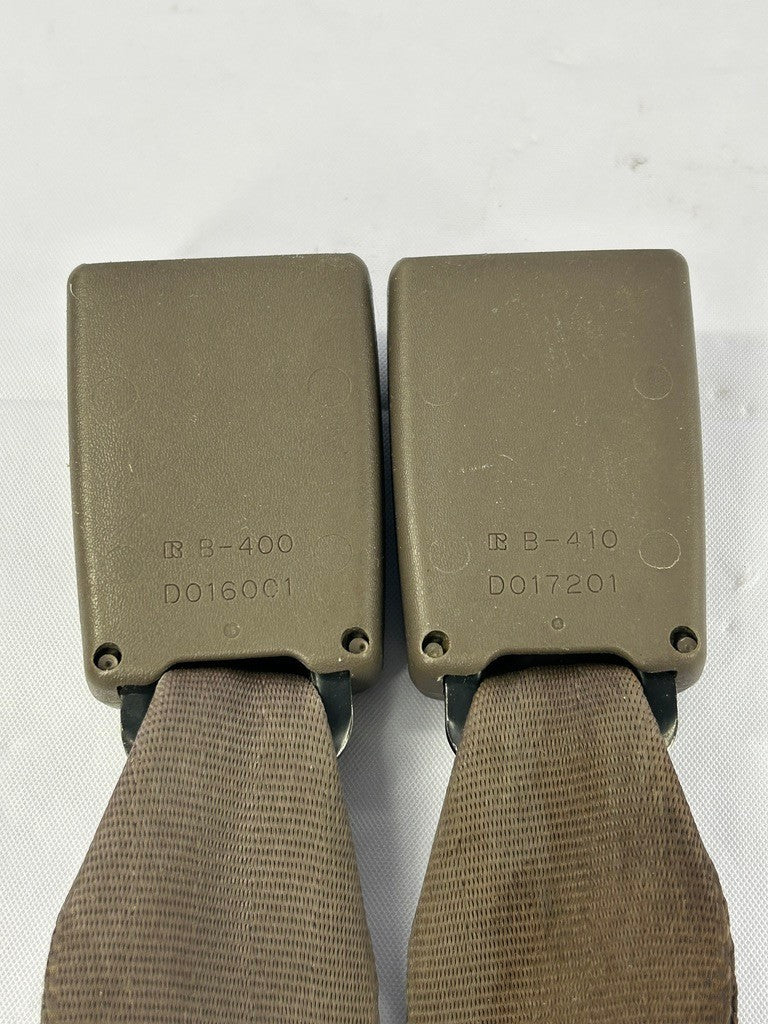 1996-2001 Toyota 4Runner Rear Seat Belt Center Receiver Buckle Brown OEM