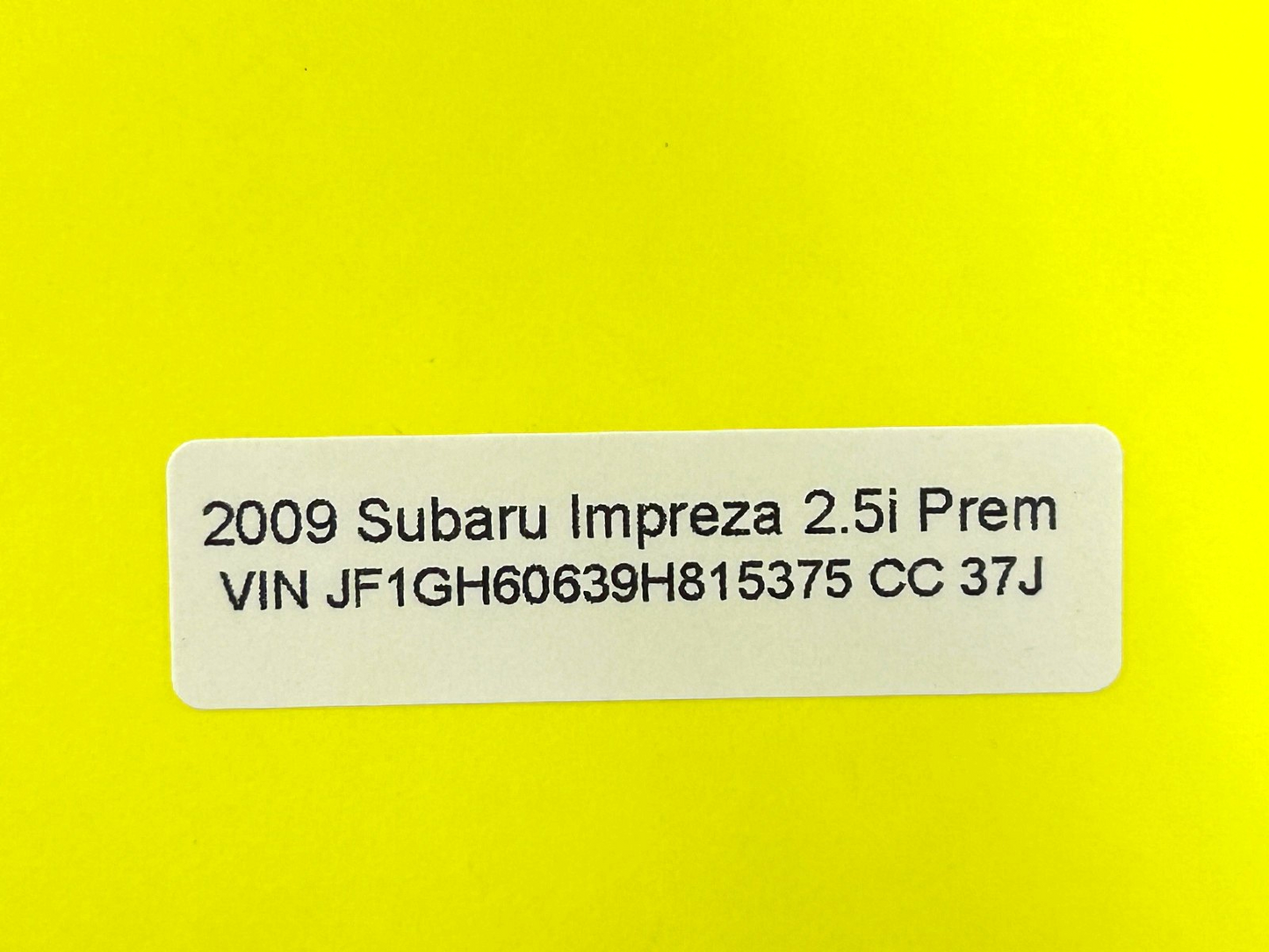 2008-2009 Subaru Impreza Overhead Map Dome Light Lamp & Sunroof Switch OEM