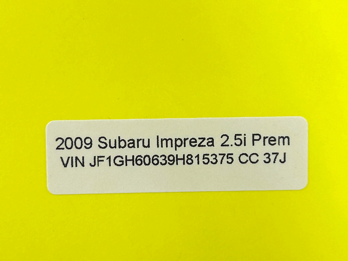 08-09 Subaru Impreza 2008 WRX Yaw Rate Stability Sensor Module OEM 27542FG010