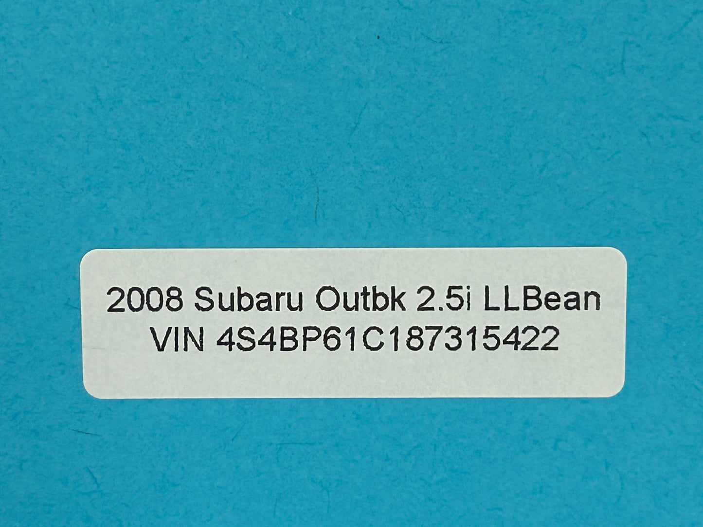 2008-2009 Subaru Outback Left Center Console Dash Trim Silver 66078AG41A OEM