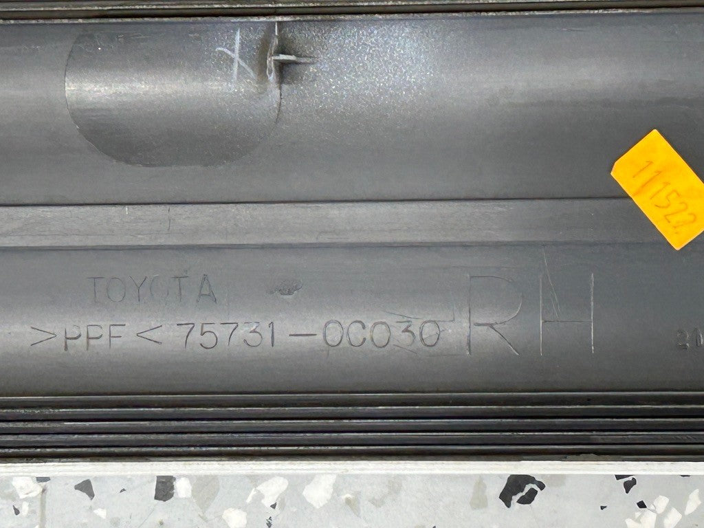 2001-2004 Toyota Sequoia Right Front Door Molding White OEM