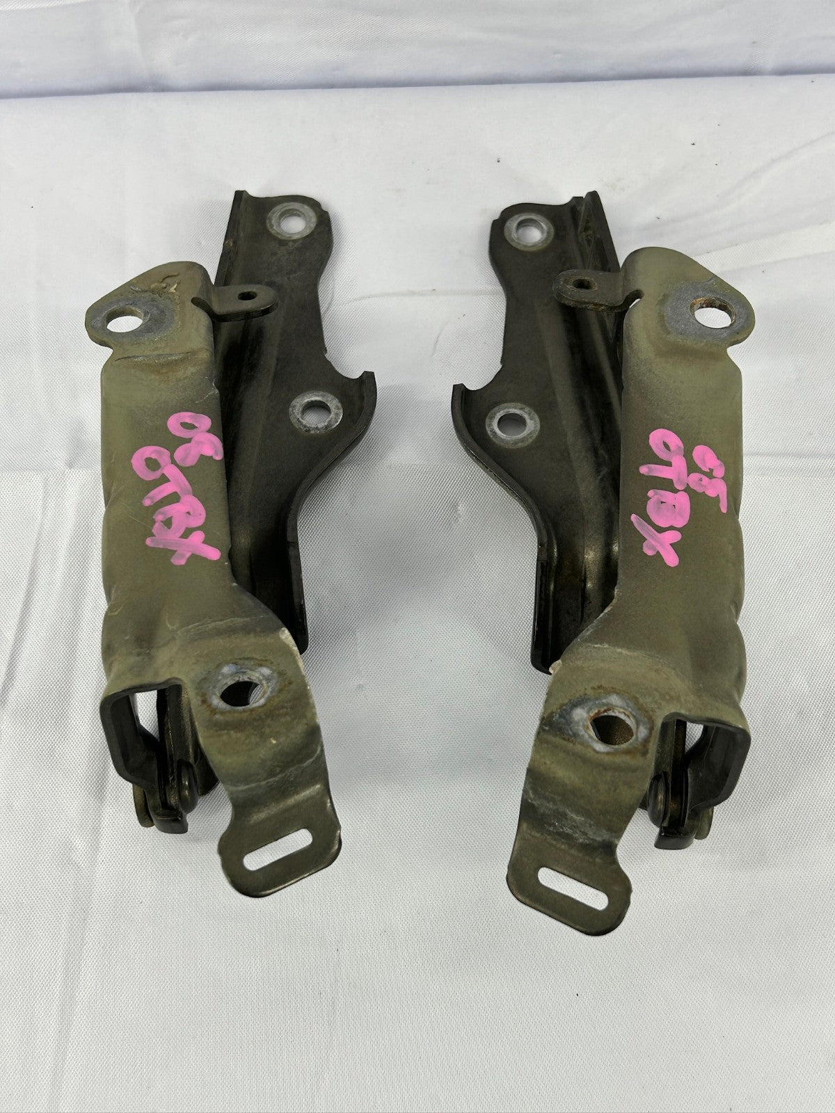 2005-2009 Subaru Outback Front Left and Right Hood Hinge Support Set Pair OEM