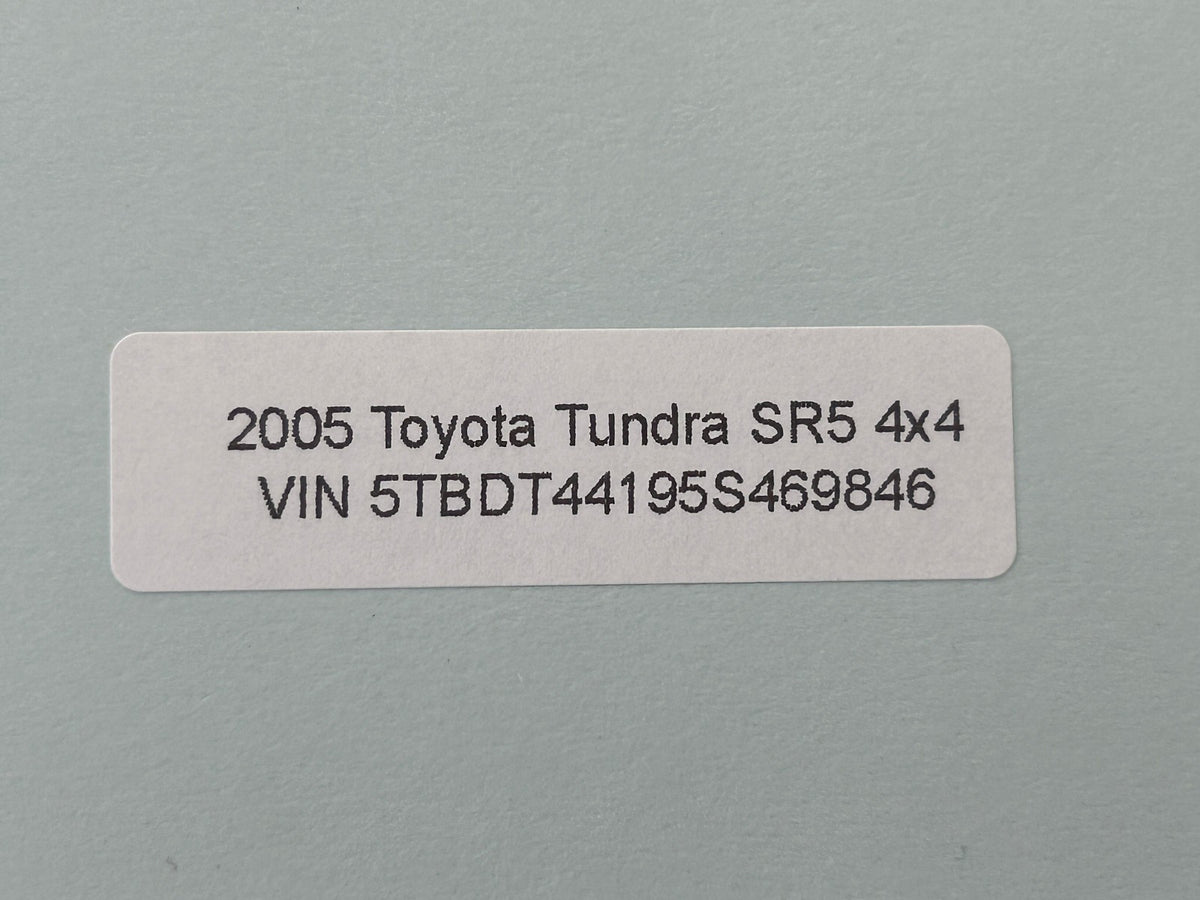 2000-2006 Toyota Tundra Extended Cab Left Rear Fender Flare OEM 758740C904