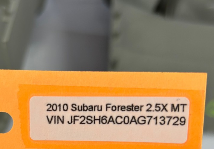 2009-2013 Subaru Forester Steering Column Gray Trim Cover OEM