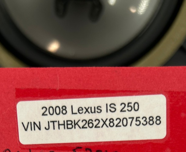 2006-2014 Lexus IS250 Door Speaker 86160-53210 Front or Rear, Left or Right OEM