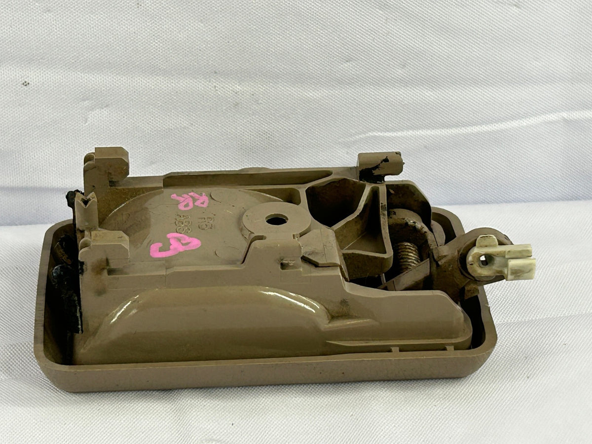 1990-95 Toyota 4Runner Right Rear Interior Door Handle Beige OEM 69205-89107-B0