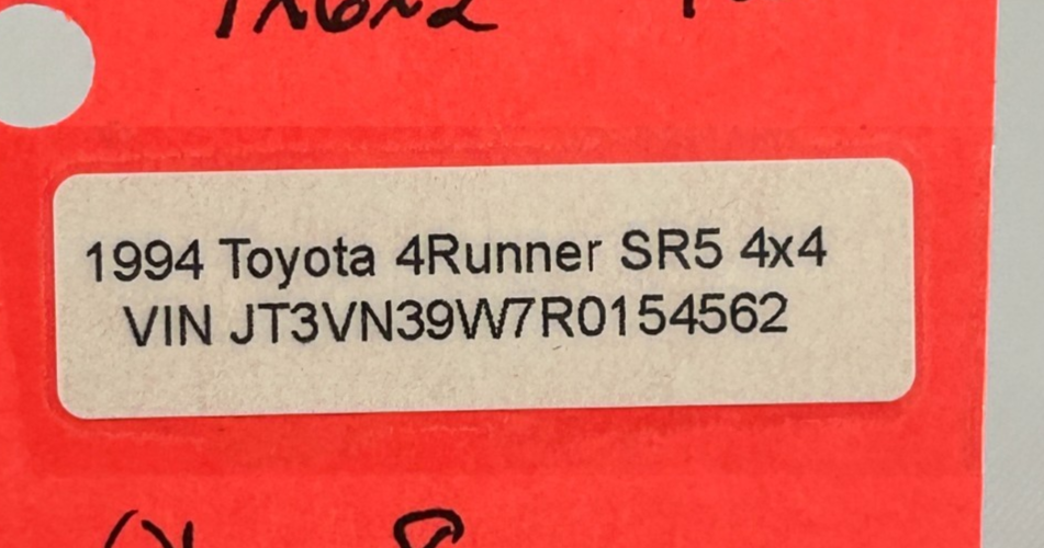 1994 Toyota 4Runner Door Pull Handle Bolt Screw Cover Cap Beige OEM 74237-89101