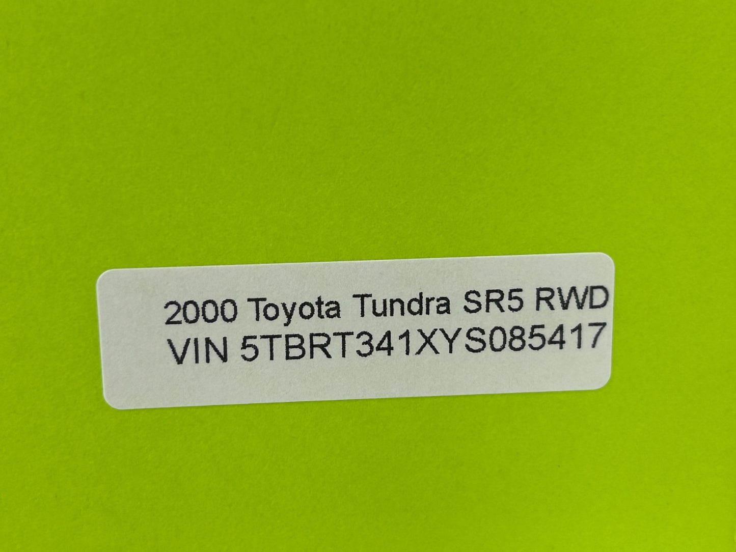 2000-2004 Toyota Tundra Low Note Electric Horn OEM 86520-0C010