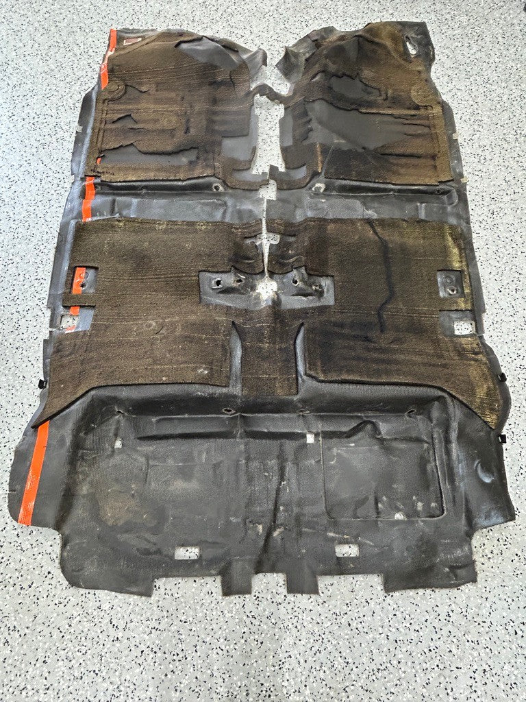 1994 Toyota 4Runner Front Cabin Carpet Mat Beige OEM 58510-35450-E2