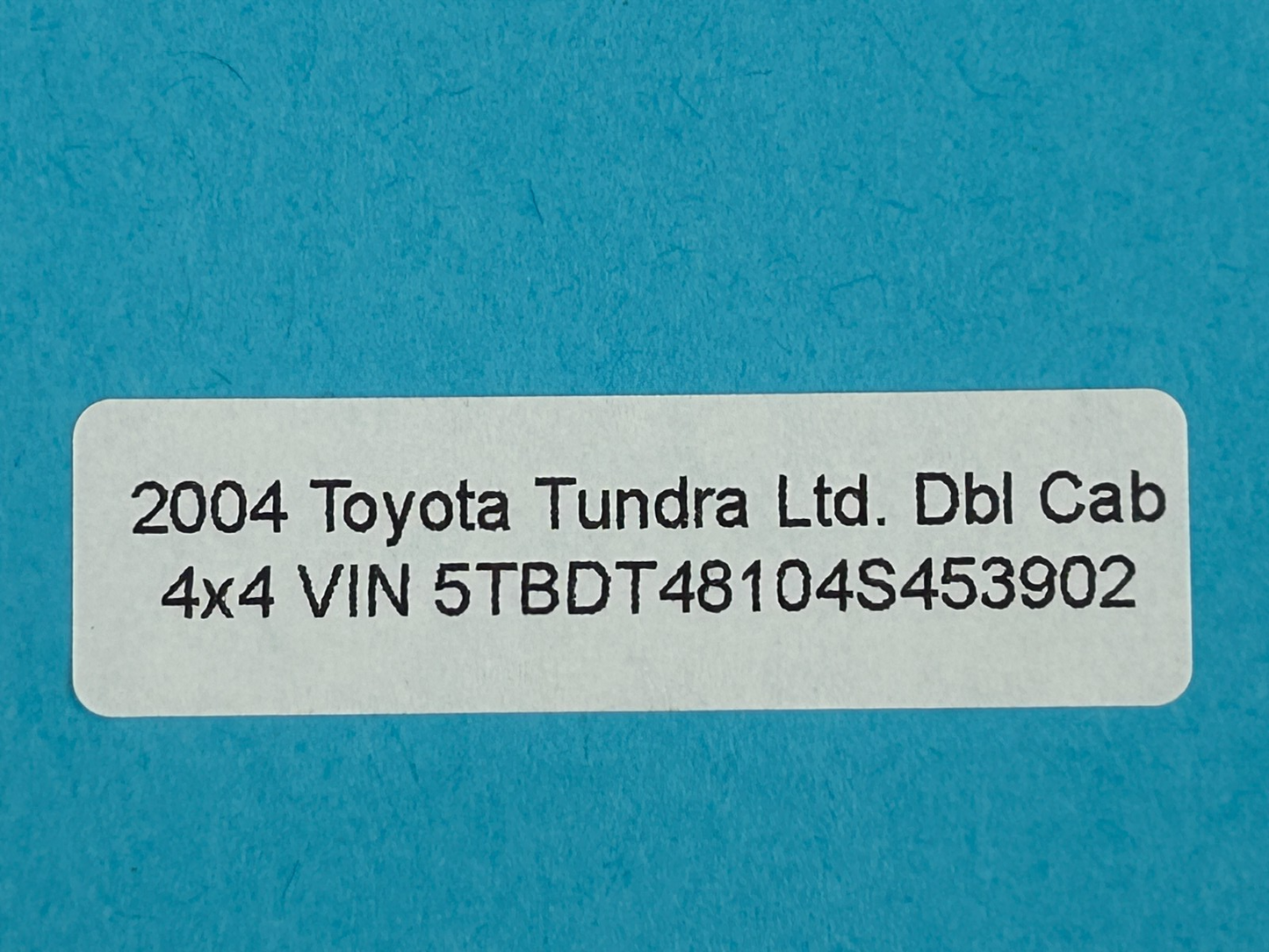 03-06 Toyota Tundra Double Cab Rear Right Side Door Window Glass OEM 68103-0C040